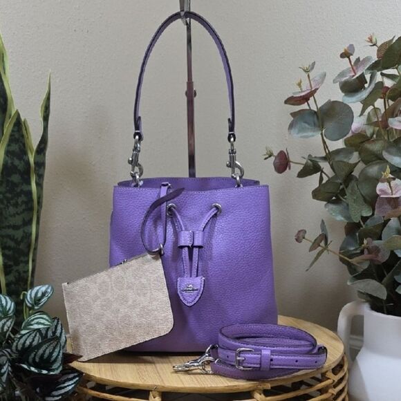 Coach Rowan Bucket Bag and Zipper Pouch - Picture 1 of 14